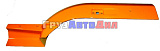 Крыло КАМАЗ рестайлинг левое передняя часть оранжевый (на кабину со спальником)