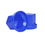 Колпачок на гайку (пластик) 32 мм синий