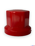 Колпачок на гайку (пластик) 33 мм красный
