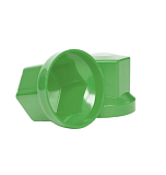 Колпачок на гайку (пластик) 32 мм зеленый